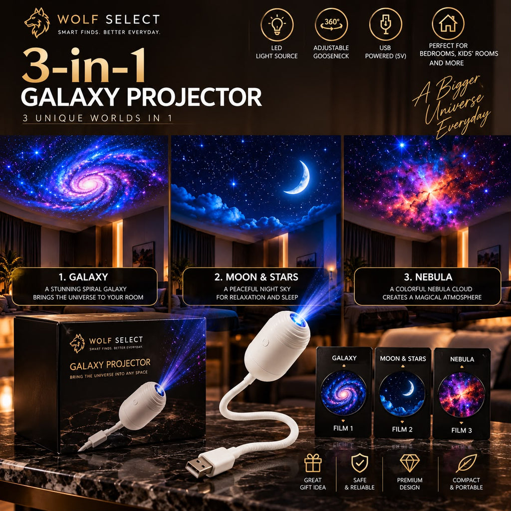 Mini Galaxy Projector – 24-in-1 Starry Sky Light