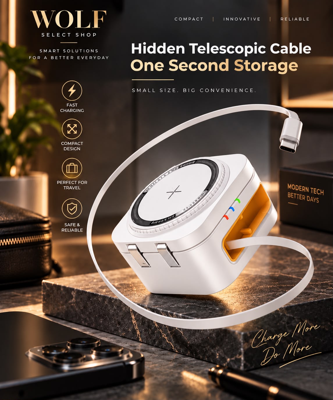 4-in-1 Foldable Wireless Charging Station