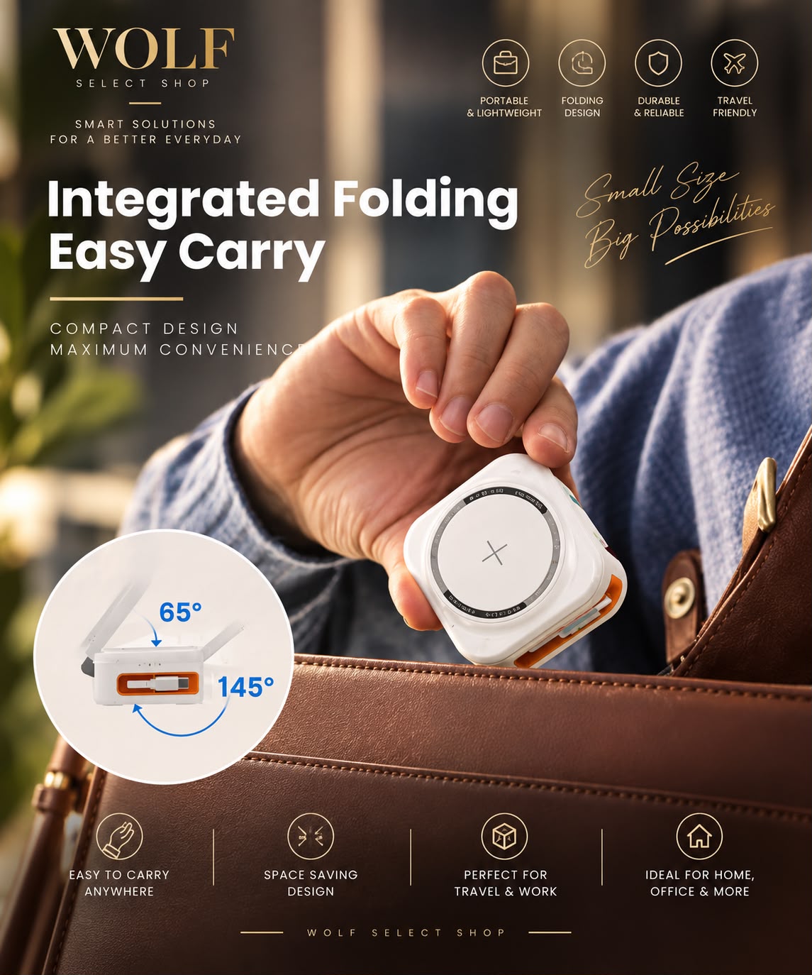 4-in-1 Foldable Wireless Charging Station