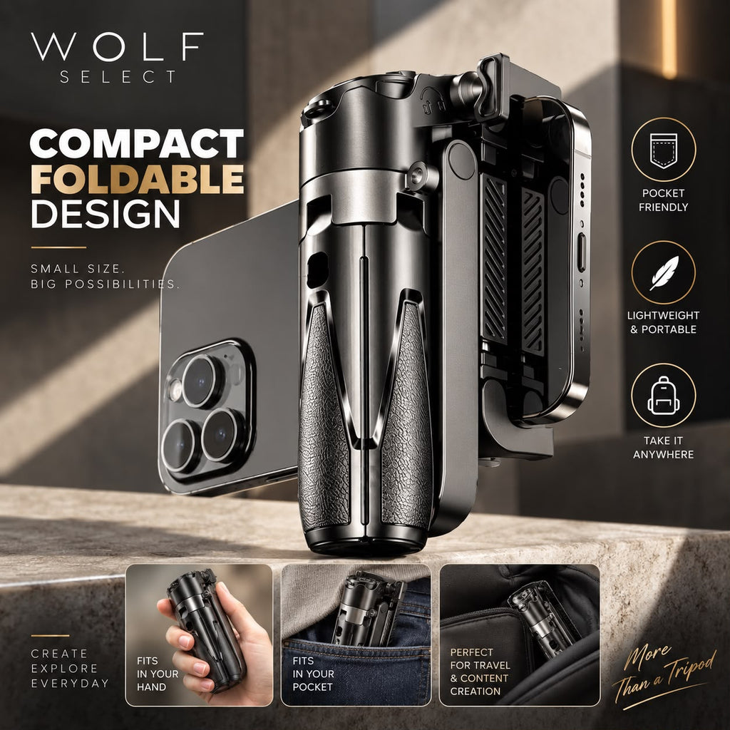 Pocket Tripod & Selfie Stick – P15 Mini