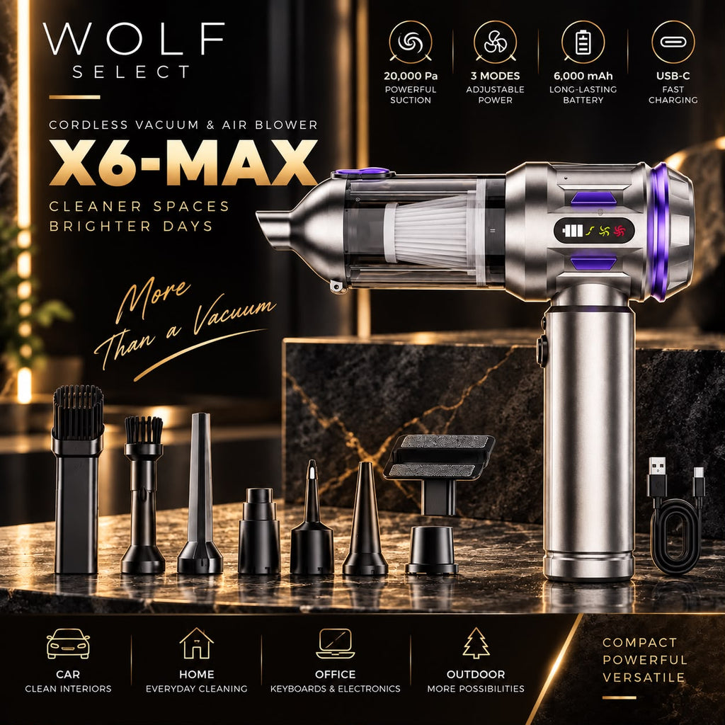 20,000 Pa Cordless Vacuum & Air Blower
