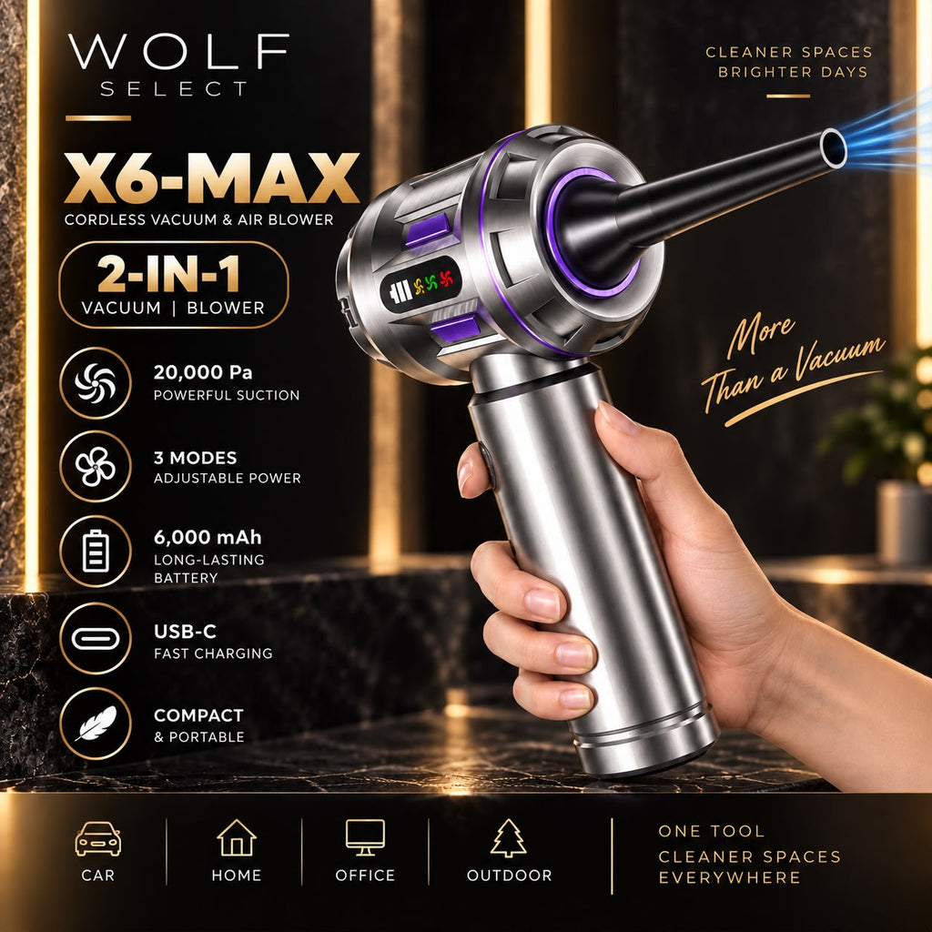 20,000 Pa Cordless Vacuum & Air Blower